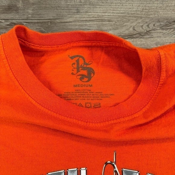 Pooh Shiesty Season orange and silver rap merch t shirt men’s M 21x26.5 - Picture 5 of 5